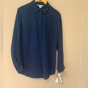 Nygard ladies navy blouse